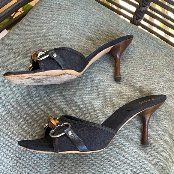 Gucci black bamboo heels - Picture 6 of 16